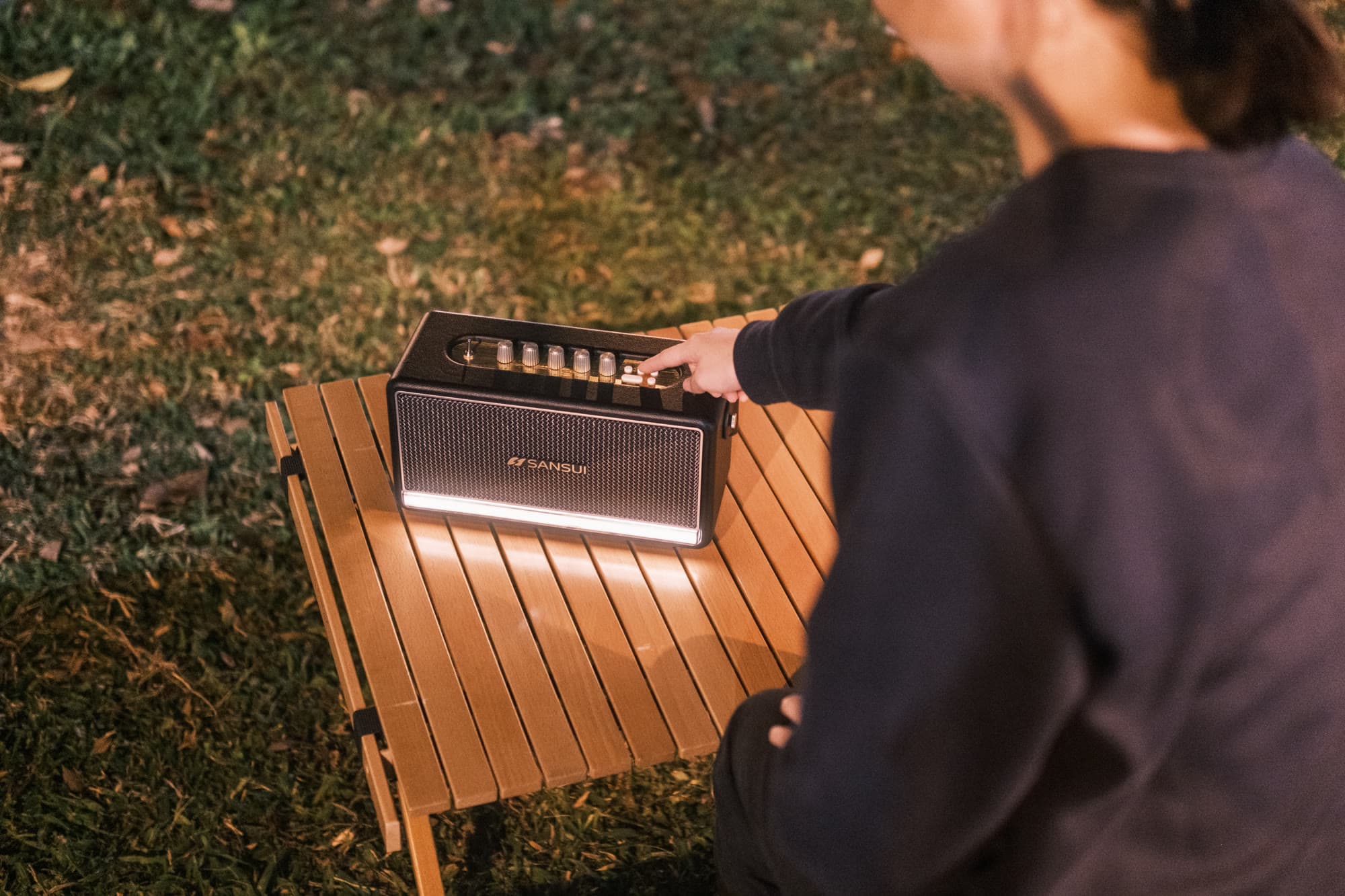 SANSUI Soul of Sound Bluetooth Speaker — Product Photography