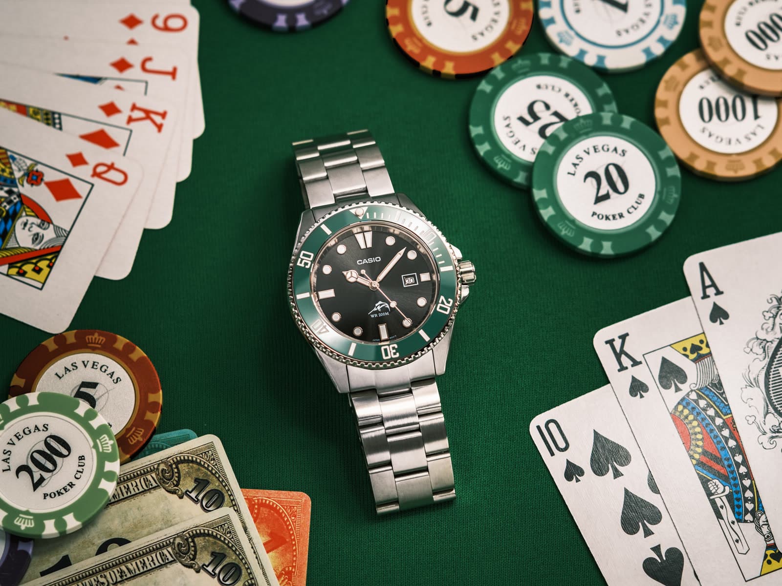 CASIO Watch Still Life Photography