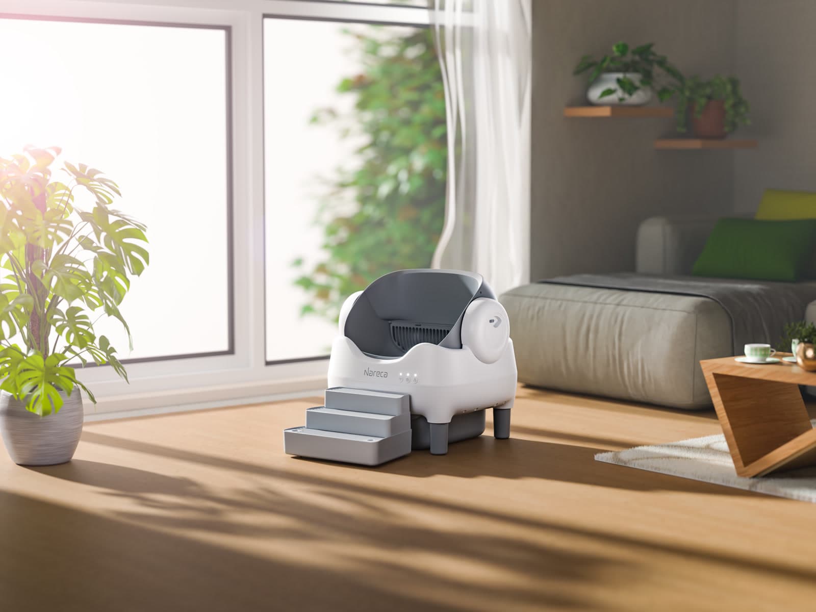 Nareca Cat Litter Box 3D Product Animation
