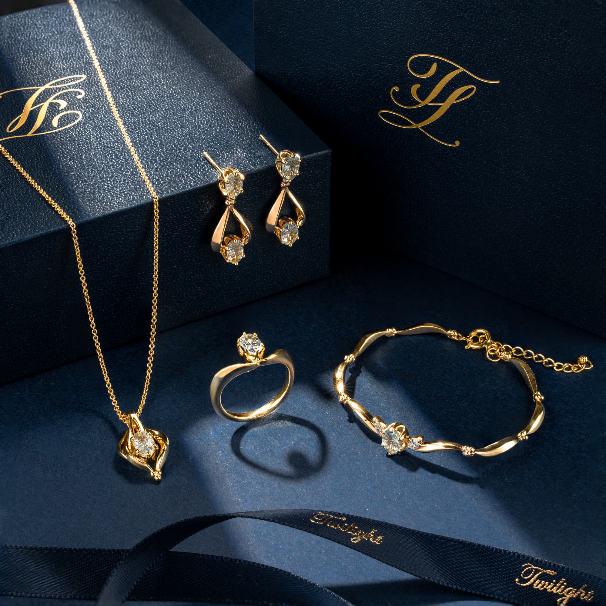Twilight Studio — "Aurora" Jewelry Photography