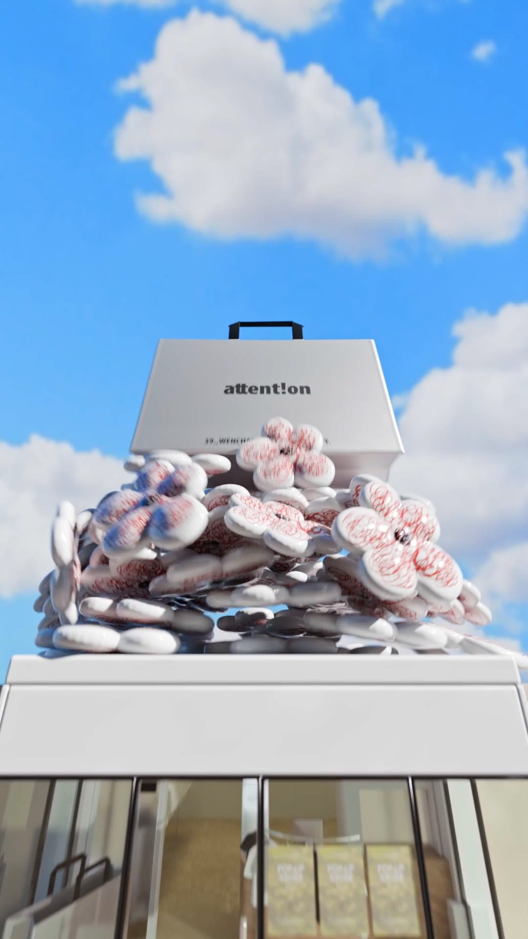 Attent!on Pop-up Store 3D Visualization