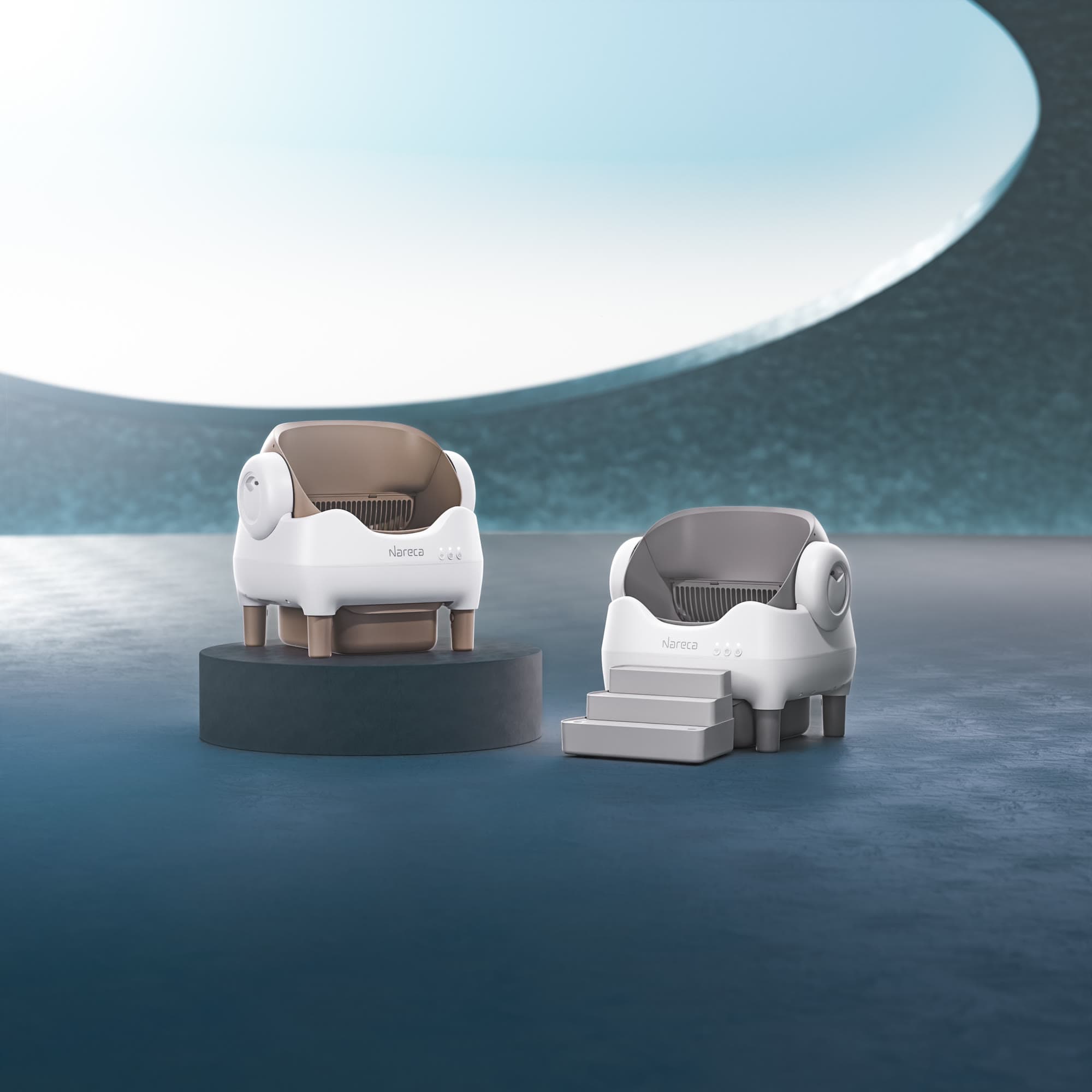 Nareca Cat Litter Box 3D Product Animation
