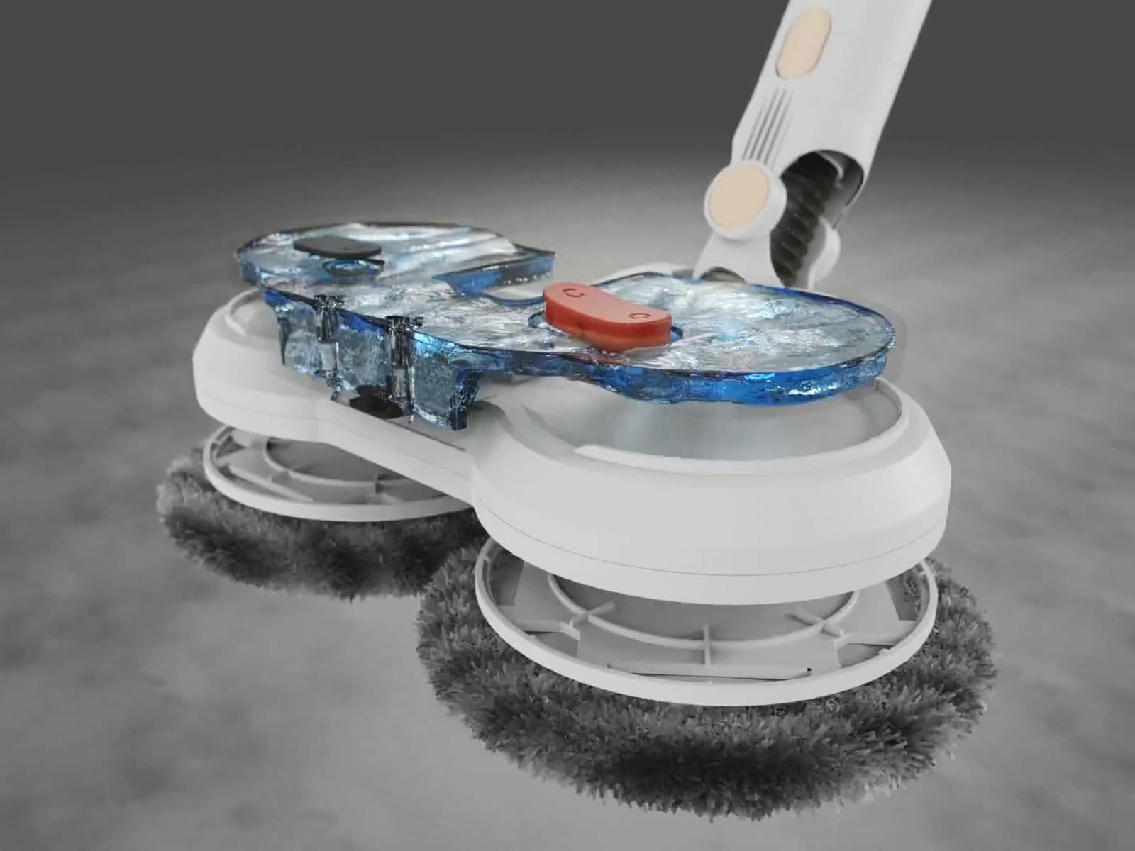 SANSUI Lightweight Cordless Vacuum Cleaner Structural Showcase Animation
