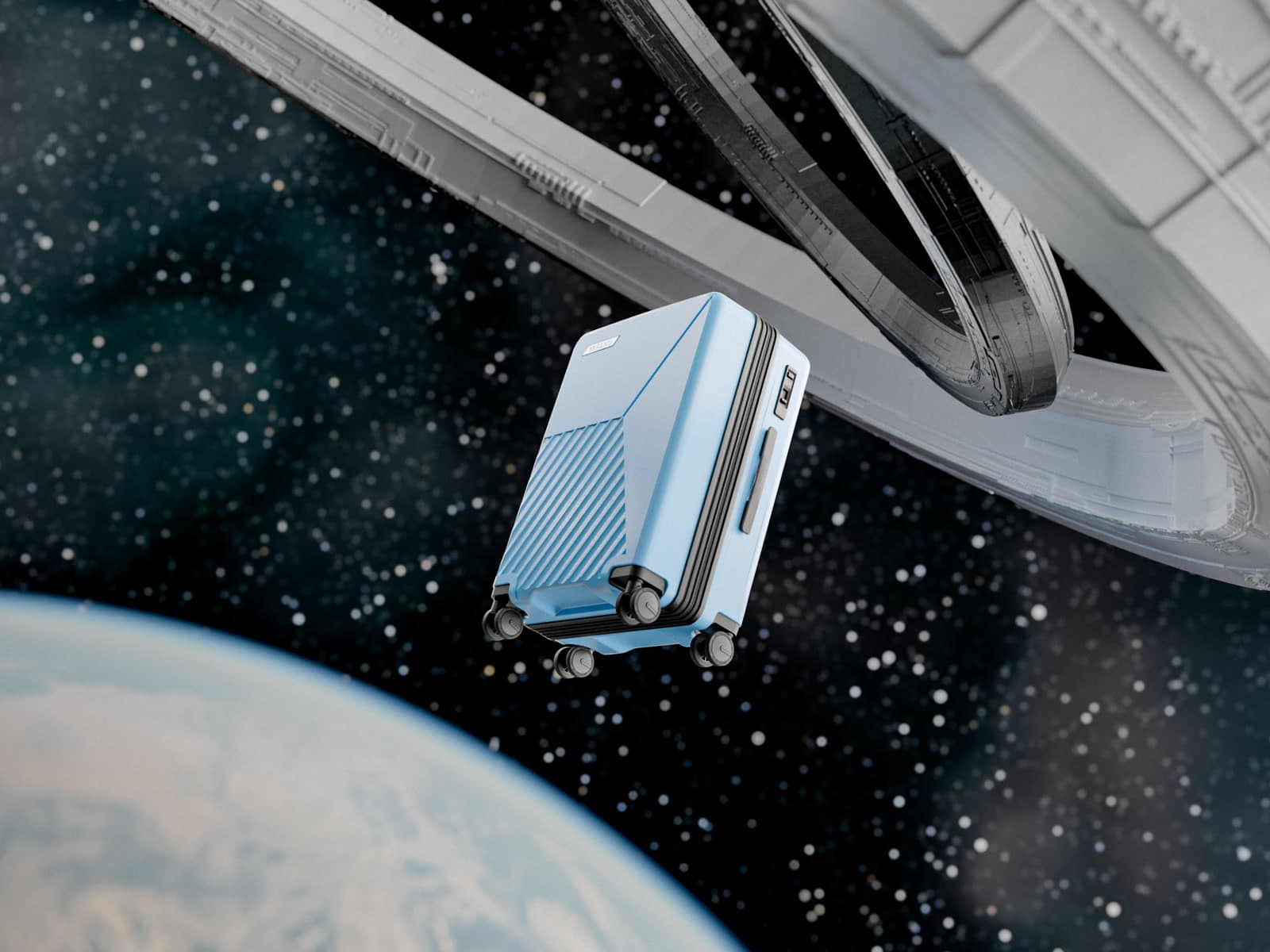 MIRAIKU Space Travel Case — 3D Product Animation