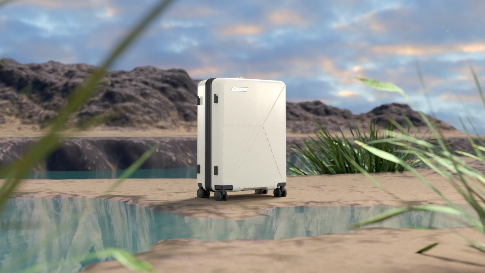 MIRAIKU Space Travel Case — 3D Product Animation