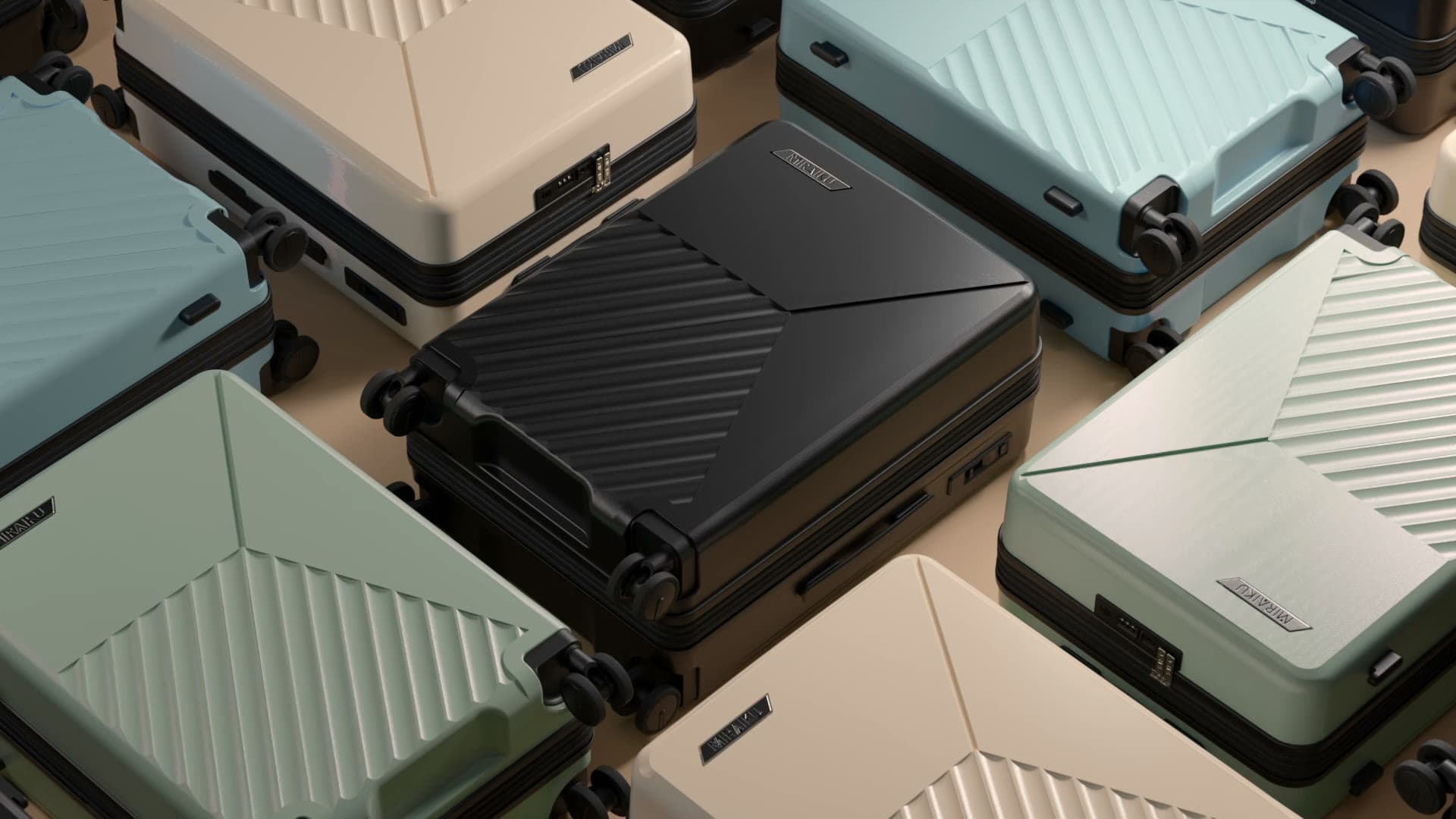 MIRAIKU Space Travel Case — 3D Product Animation