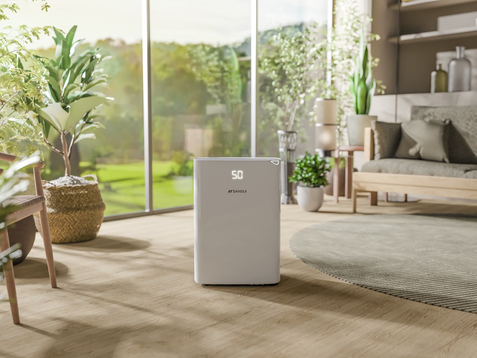 SANSUI Dehumidifier — 3D Product Animation