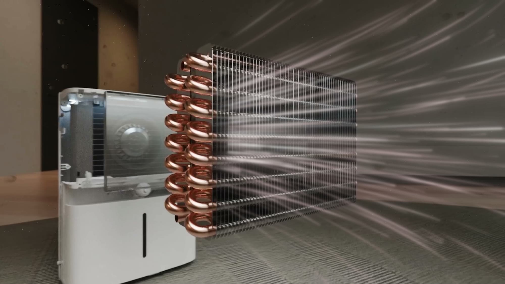 SANSUI Dehumidifier — 3D Product Animation