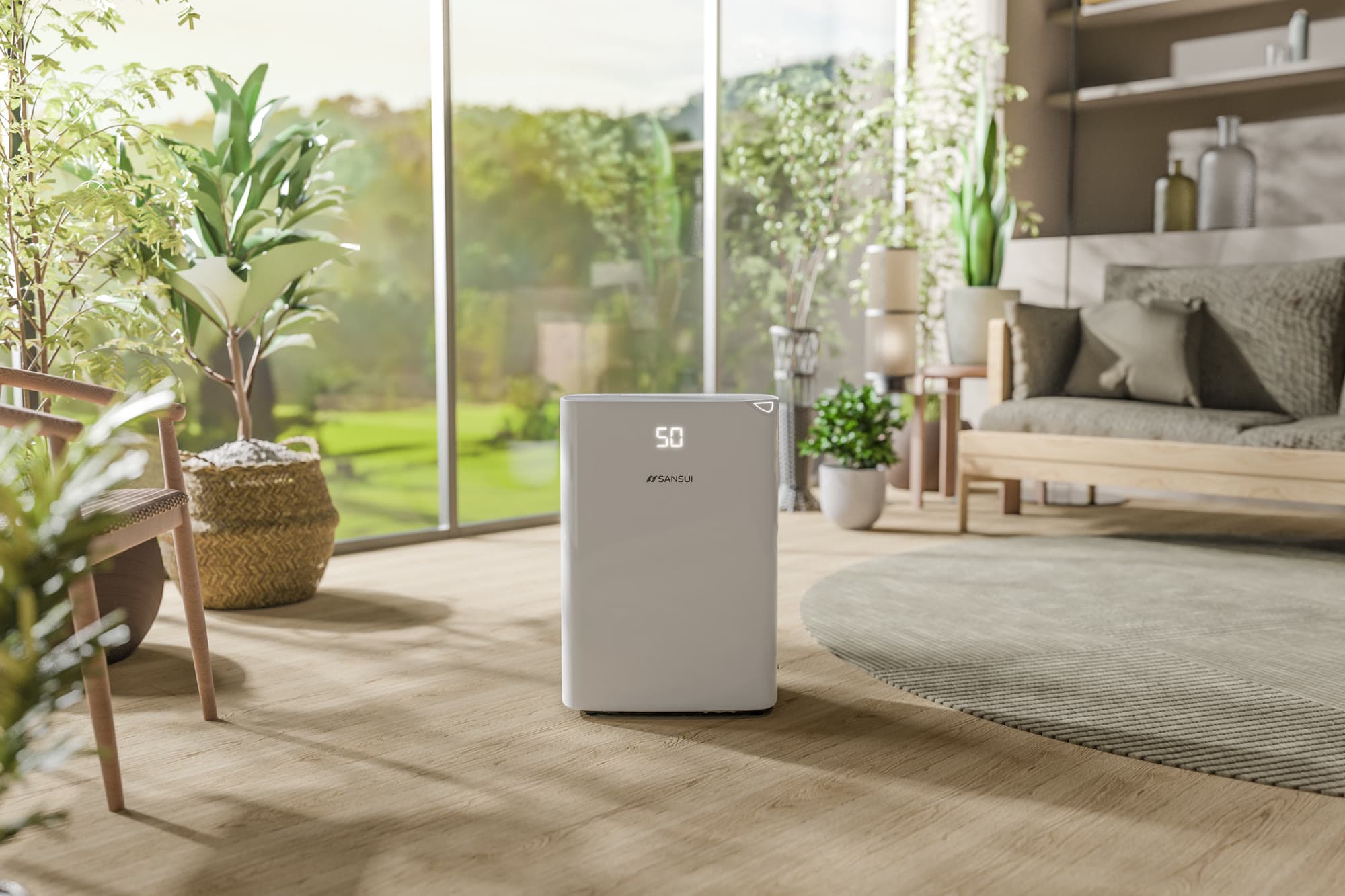 SANSUI Dehumidifier — 3D Product Animation