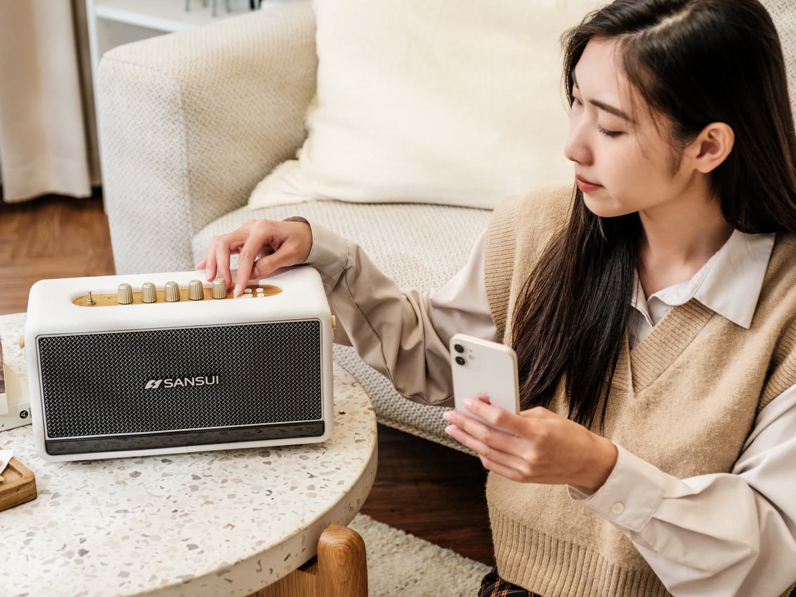 SANSUI Soul of Sound Bluetooth Speaker — Product Photography