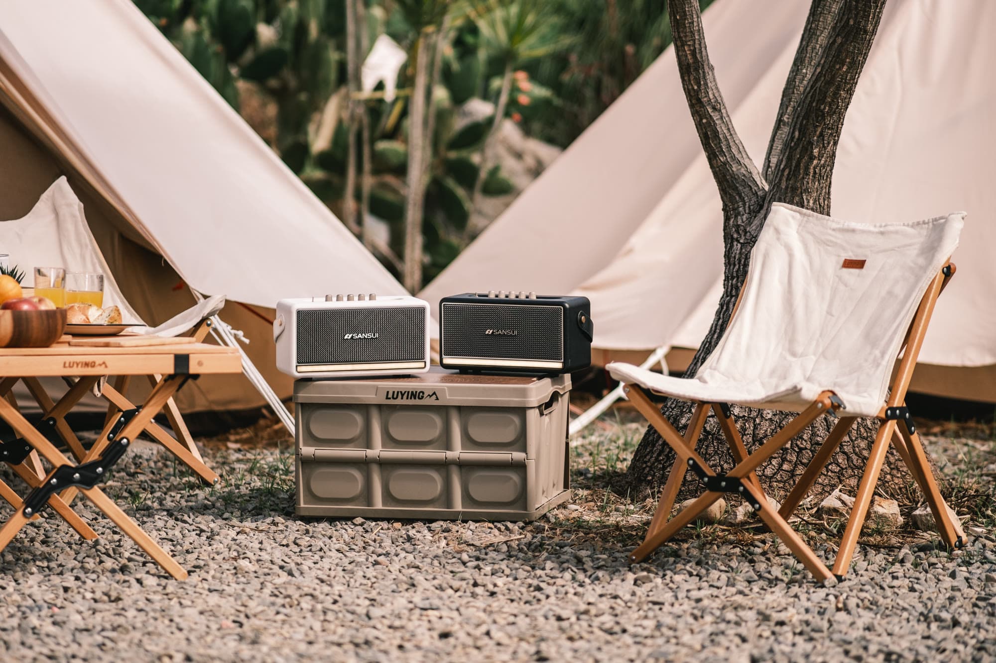 SANSUI Soul of Sound Bluetooth Speaker — Product Photography