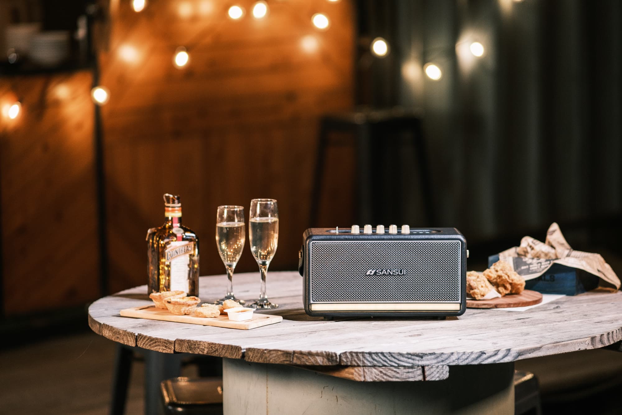 SANSUI Soul of Sound Bluetooth Speaker — Product Photography