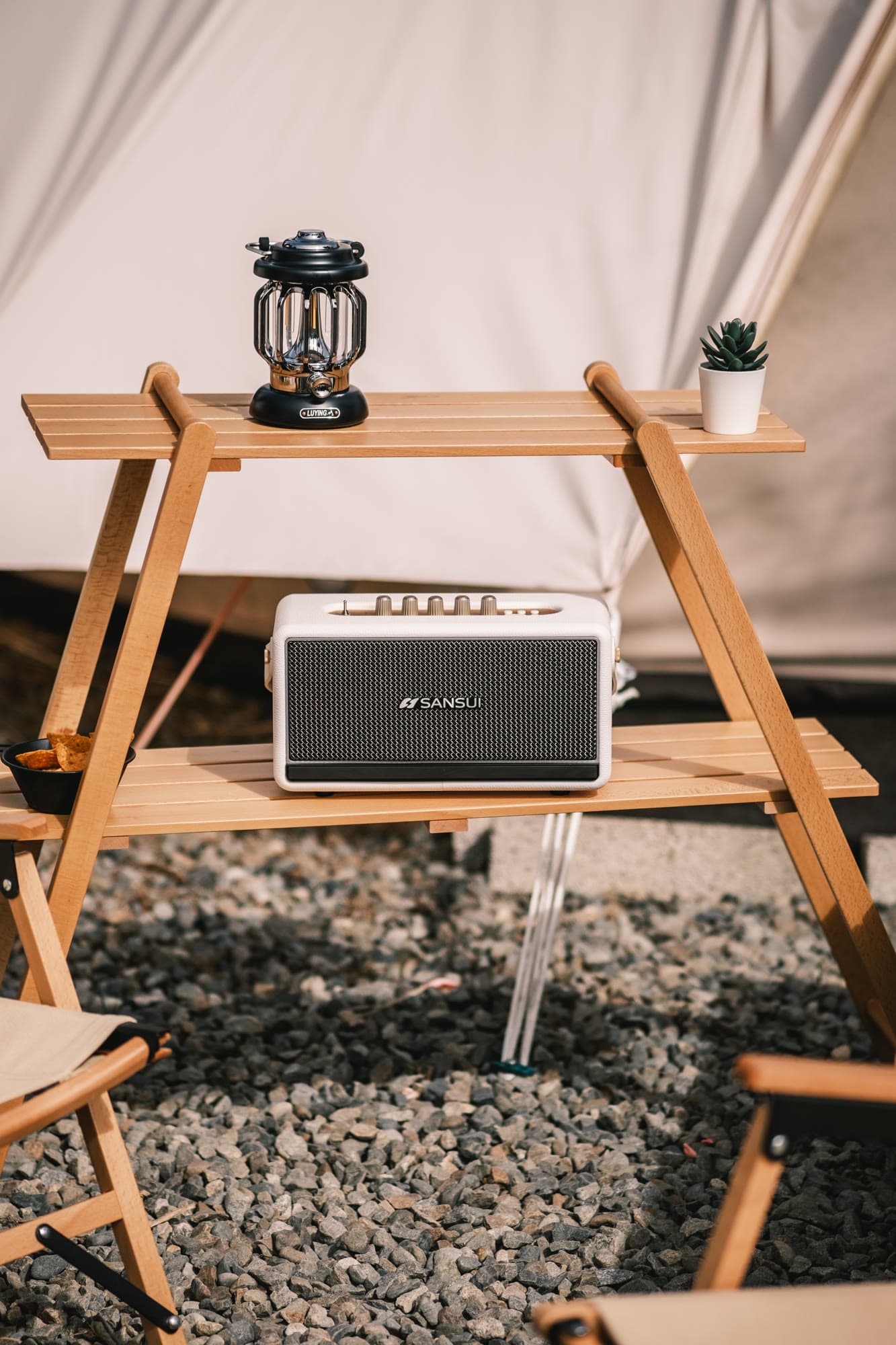 SANSUI Soul of Sound Bluetooth Speaker — Product Photography