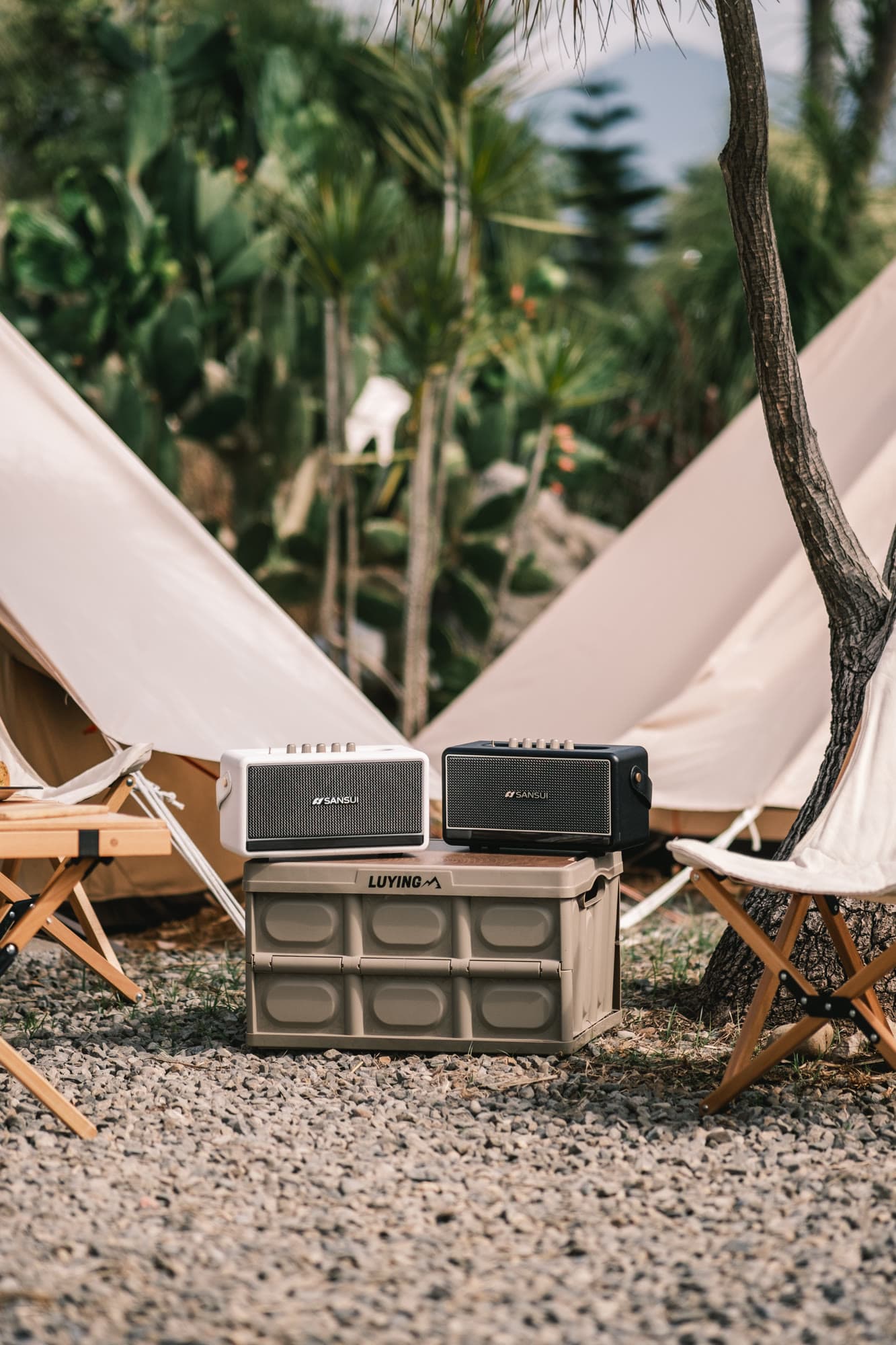SANSUI Soul of Sound Bluetooth Speaker — Product Photography